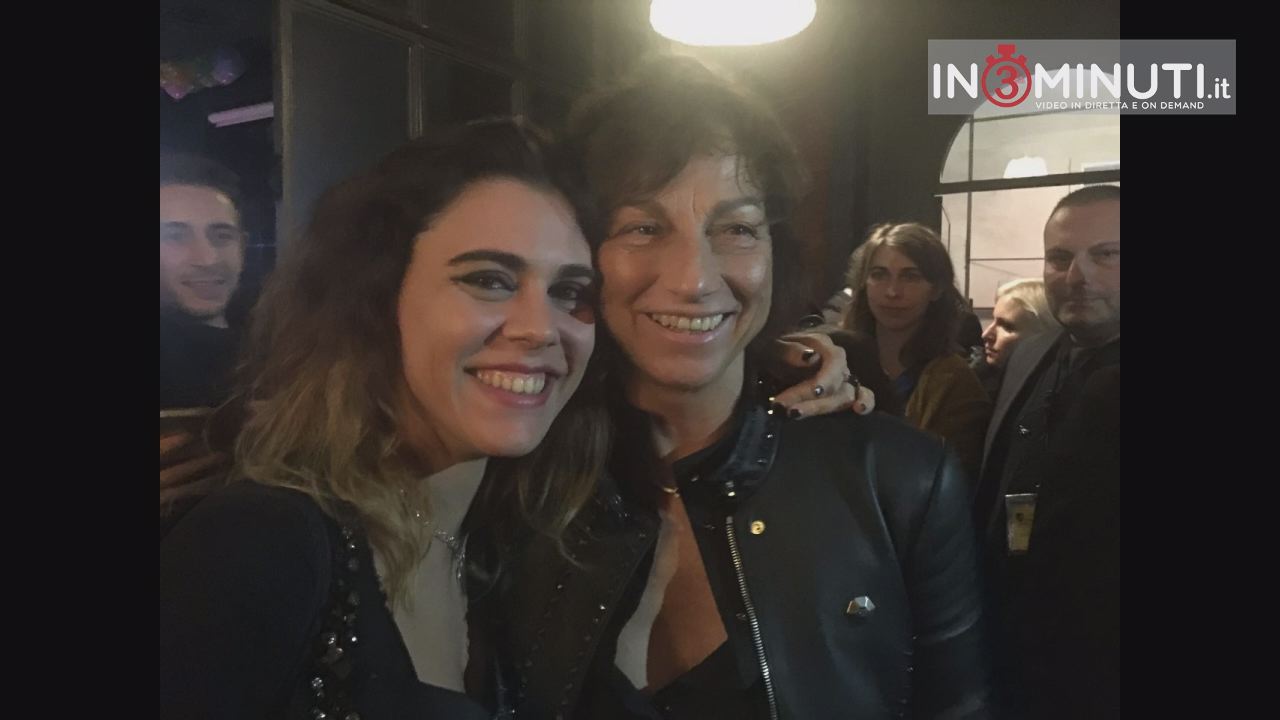 Giusy Randazzo alla festa di presentazione di  “Amore Gigante” il 18^ album di Gianna Nannini
