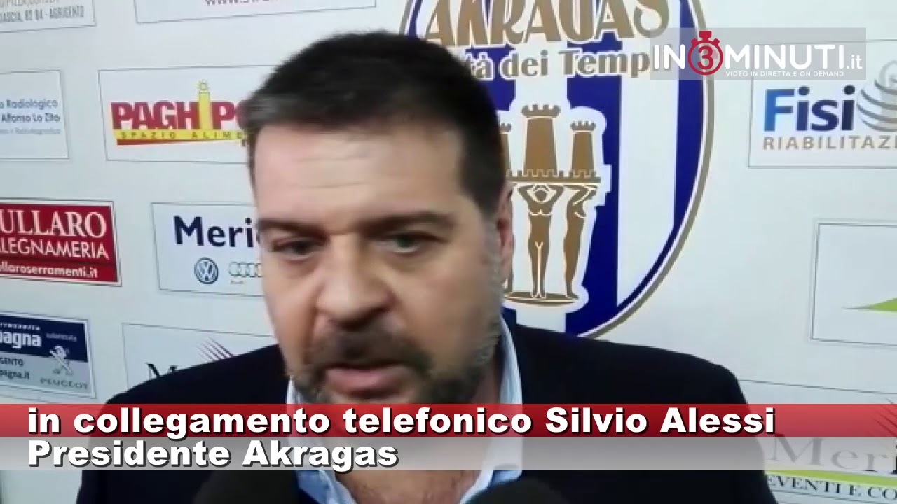 Akragas: intervista telefonica al Presidente Silvio Alessi