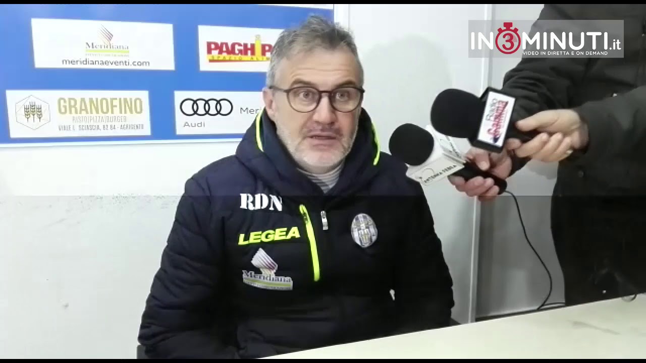 Akragas vs Reggina 1-0. Di Napoli in sala stampa
