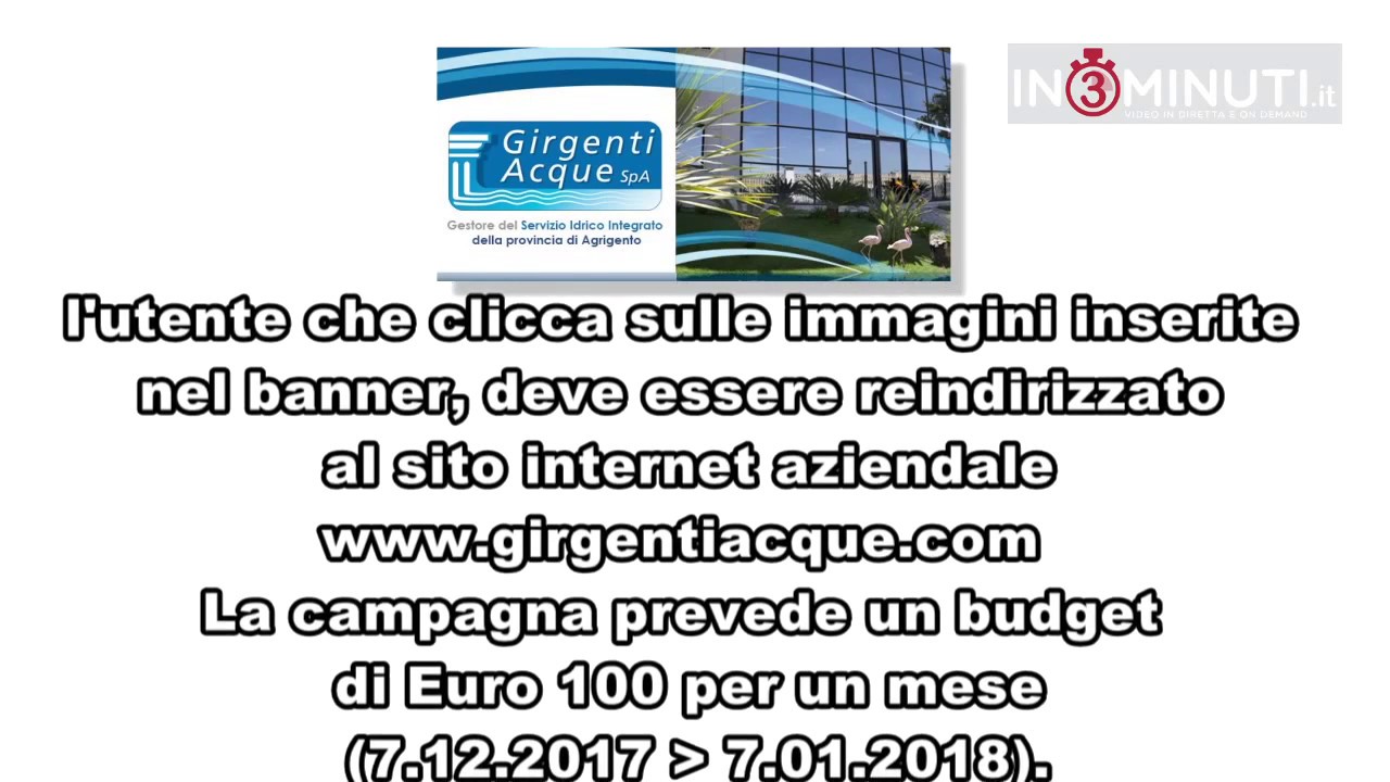 Girgenti Acque. 100€ un mese? NO GRAZIE. L’acqua ma anche la pubblicità…costa!