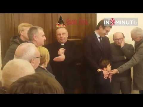 Ieri sera scambio di auguri con l’arcivescovo Montenegro al Palazzo vescovile