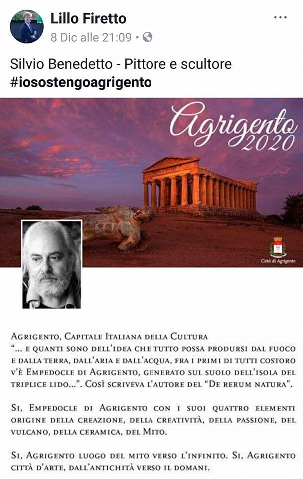 Il sig. Benedetto, è invitato a diventare “Protagonista Civico”
