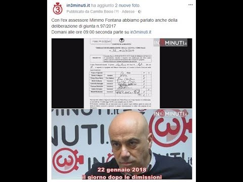 Domani seconda parte dell’intervista all’ex assessore Fontana. Da non perdere, abbiamo parlato della delibera 97/2017 …se fossi stato all’opposizione, avresti fatto volare i tavolini in aria…