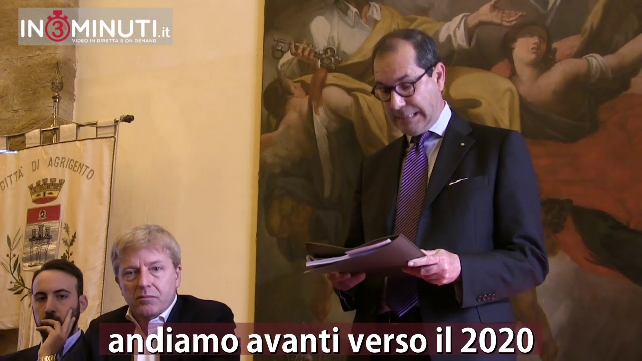 AGRIGENTO 2020, il giorno dopo. Conferenza stampa: Giuseppe Taibi FAI