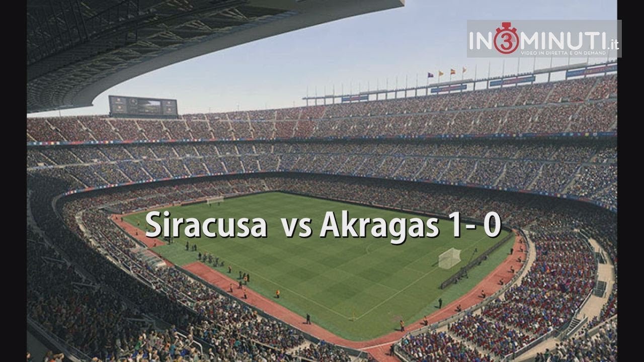 Siracusa vs Akragas 1-0 Rete al 60′ di Liotti Di Totò Bottone