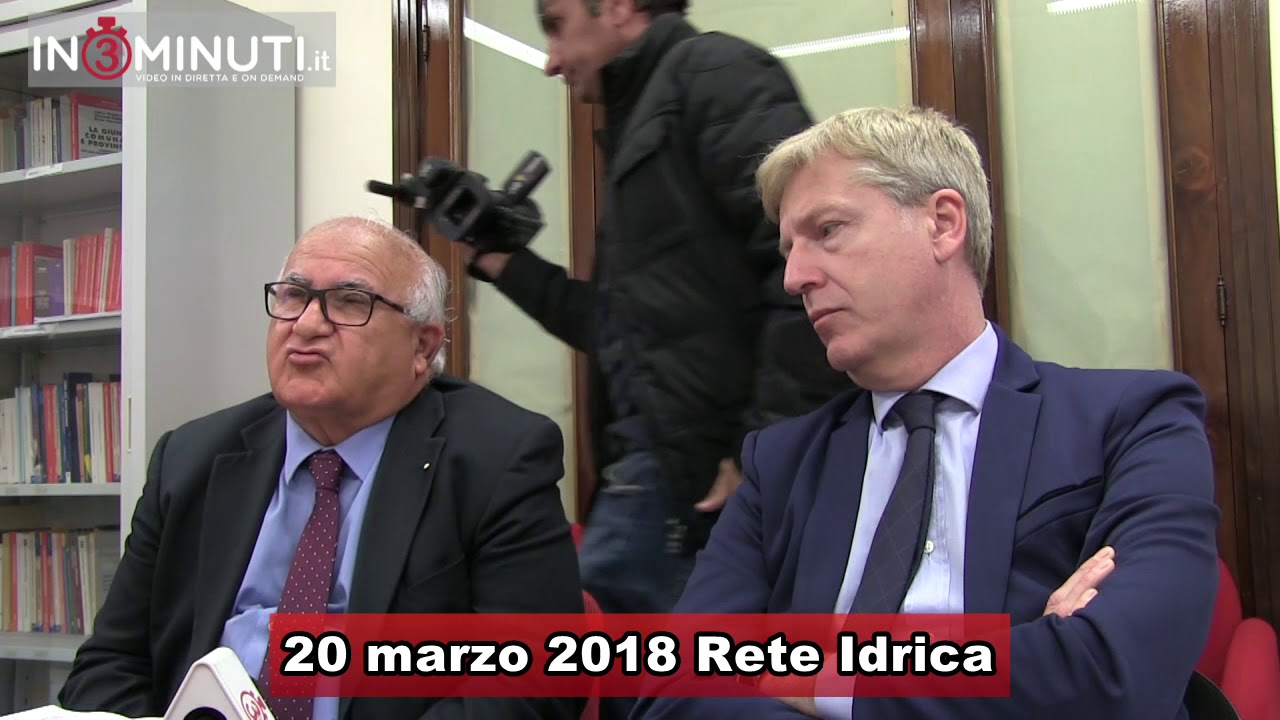 Rete Idrica: conferenza stampa Firetto e Hamel. Integrale