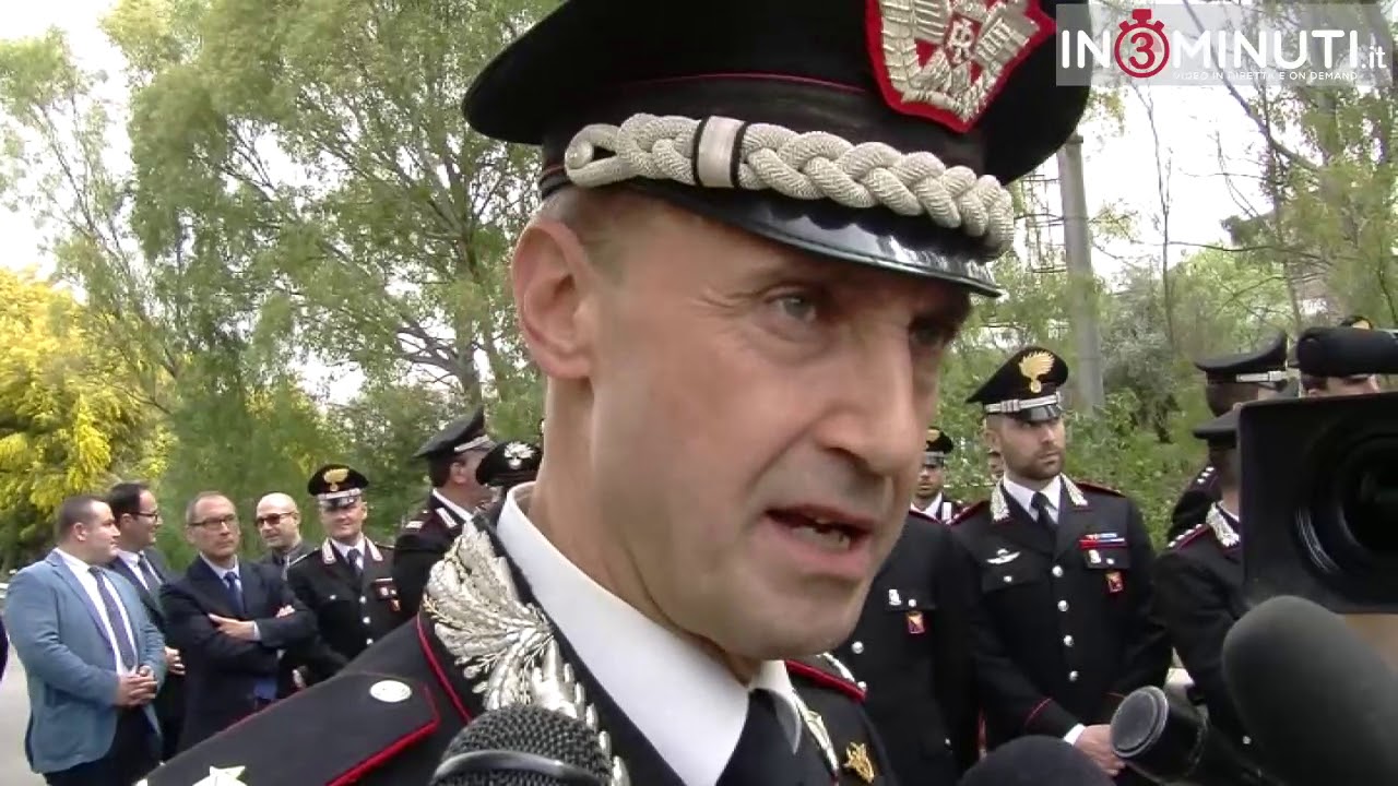 26° anniversario dell’assassinio del Maresciallo Giuliano Guazzelli: Generale di Brigata Riccardo Galletta, Comandante Carabinieri Legione Sicilia