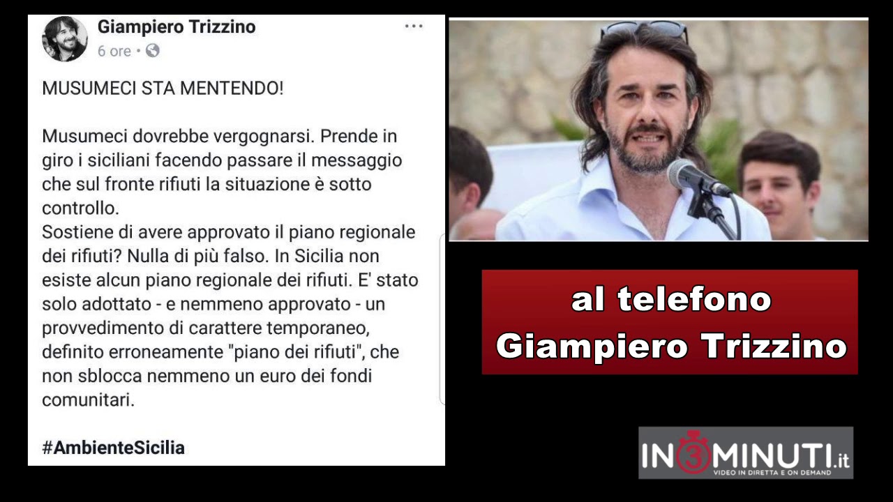 Giampiero Trizzino: MUSUMECI STA MENTENDO!