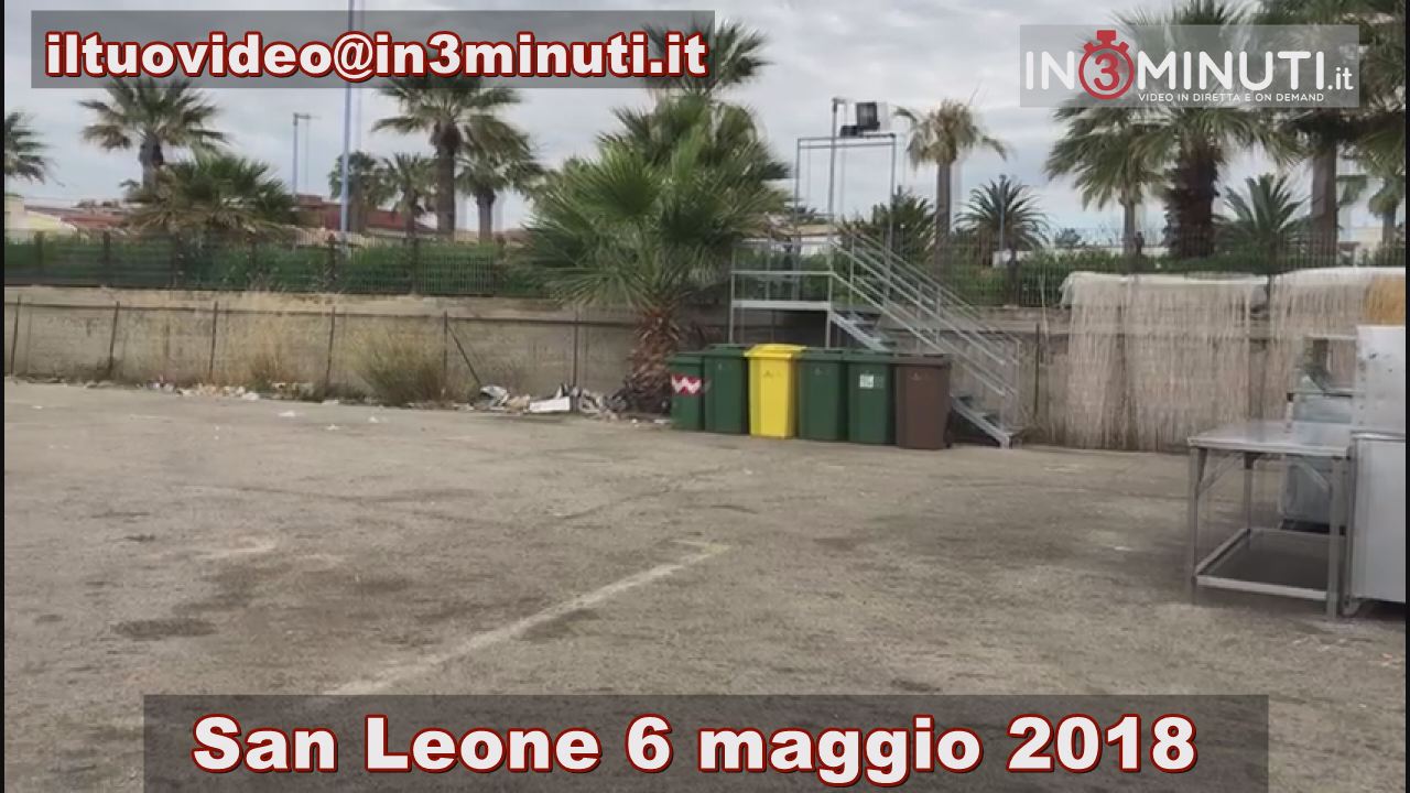 San Leone, 6 maggio 2018. Abbandono totale!