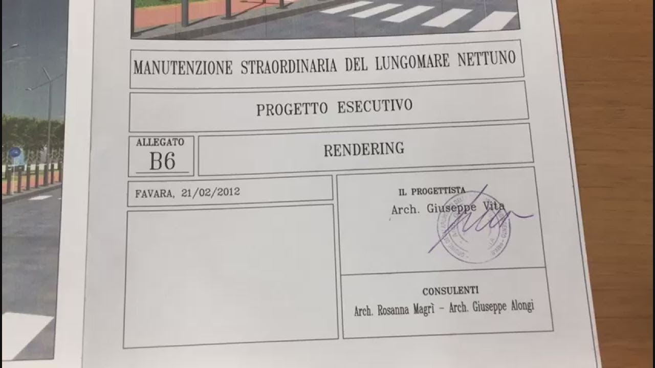 Manutenzione straordinaria del Lungomare Nettuno.