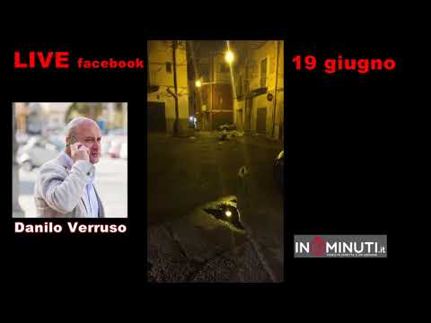 differenziata, 19 giugno, rifiuti in strada, via Barriera, diretta facebook