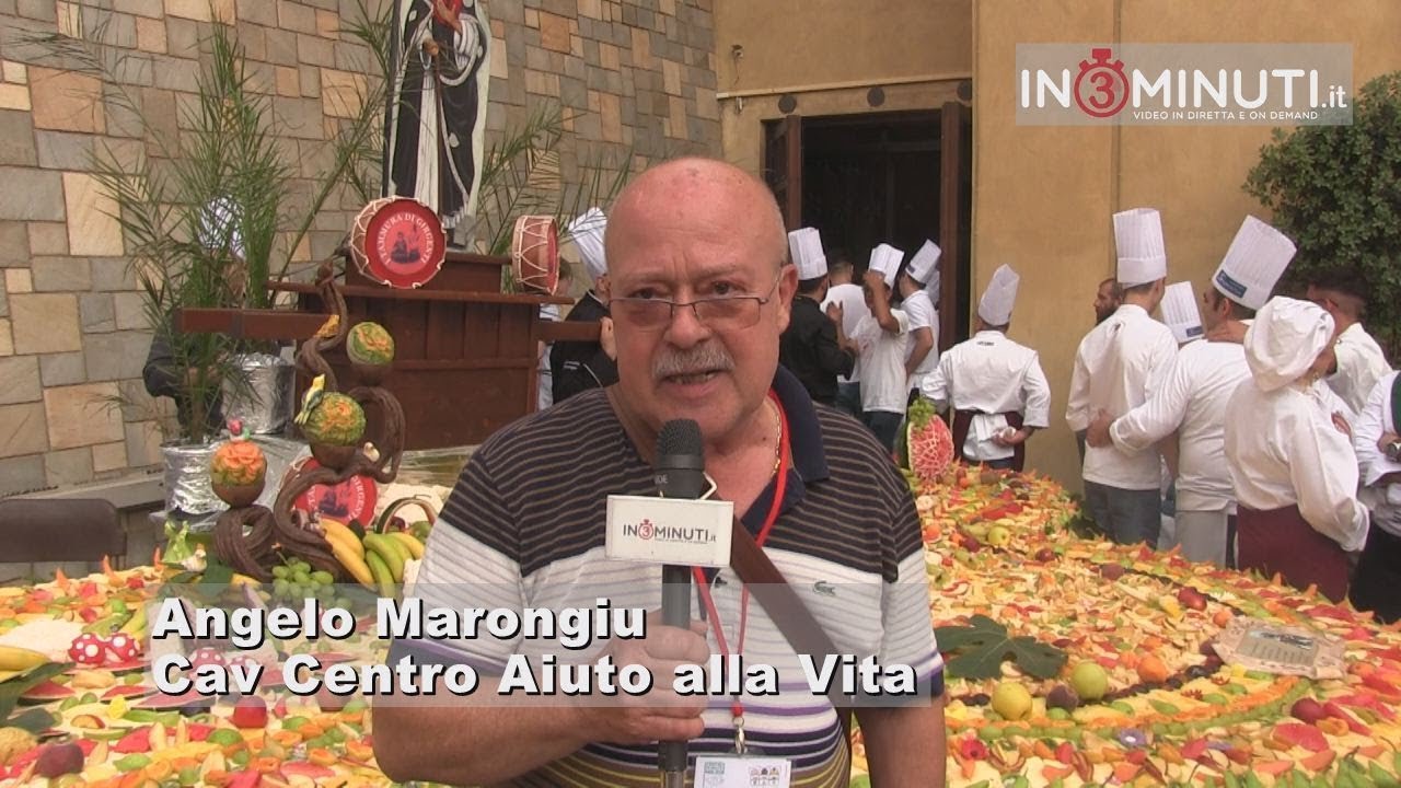 Festeggiamenti in onore di San Calogero, Angelo Marongiu del CAV, Centro Aiuto alla Vita