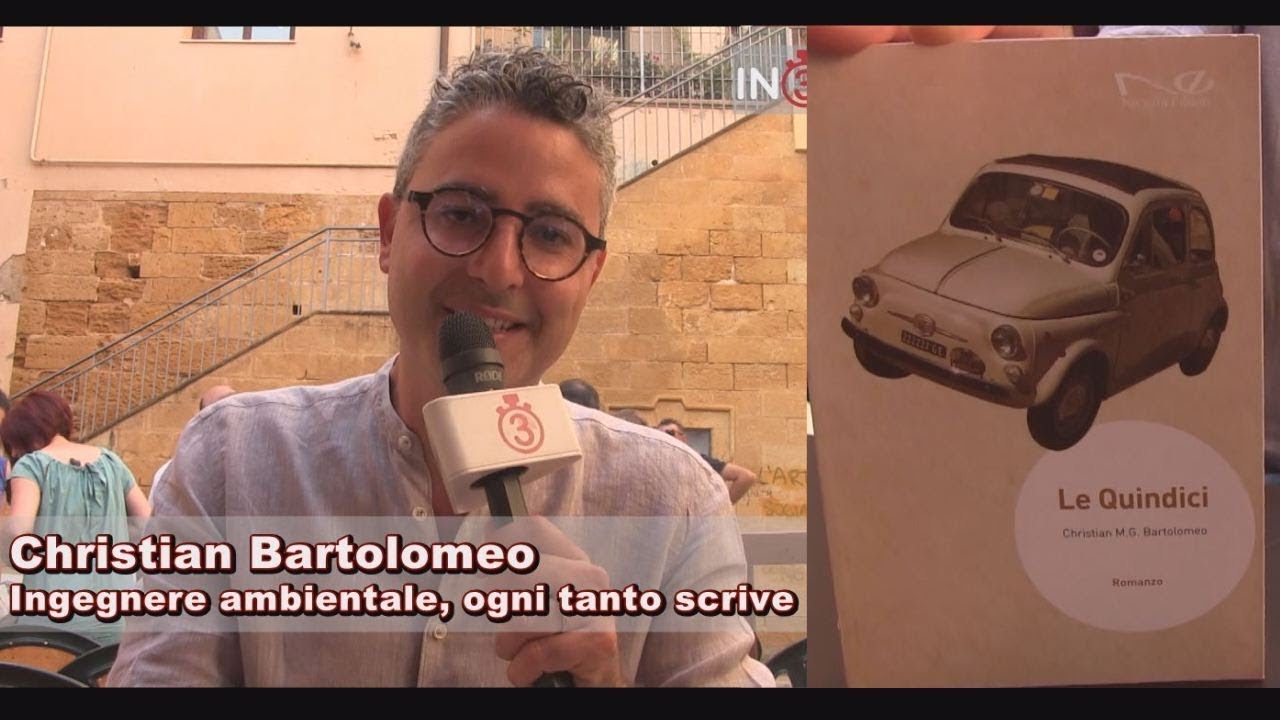 “Le Quindici”, Giara d’Argento 2017. Christian Bartolomeo ha presentato il libro ad Agrigento.