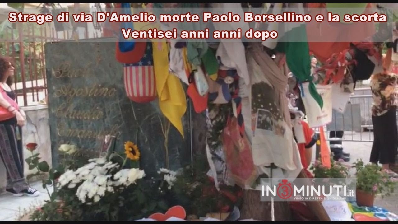 19 07 2018, ricorrenza strage Paolo Borsellino e la sua scorta, Roberta Zicari c’era. Contributo di Nello Musumeci