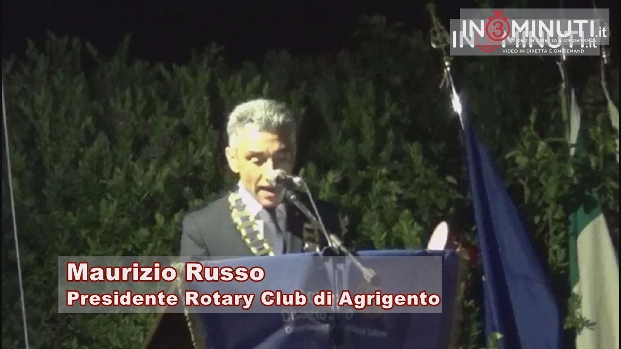 Rotary Club di Agrigento: Passaggio della Campana, Maurizio Russo nuovo Presidente