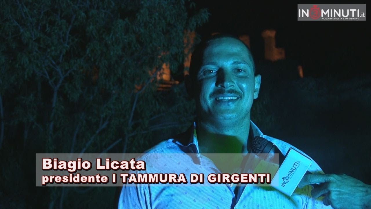 SAN CALOGERO ABBRACCIA LA VALLE, l’organizzatore Biagio Licata a metà spettacolo…