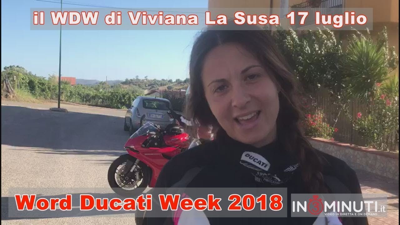 World Ducati Week 2018, 20/22 Luglio, Misano, il WDW di Viviana La Susa, 17 luglio