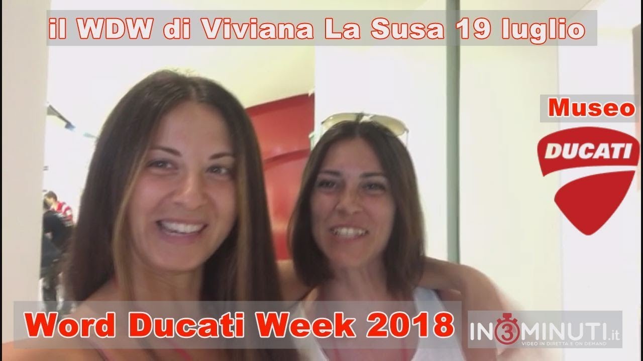 World Ducati Week 2018, 20/22 Luglio, Misano, il WDW di Viviana La Susa, 19 luglio: visita al MUSEO DUCATI Con Giusi Lo Grasso