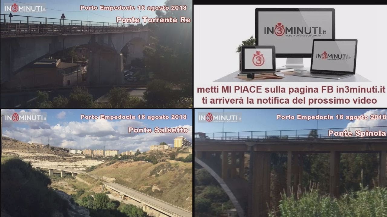 Non c’è solo il ponte Morandi di Agrigento.  Ai ponti della SS 115 Variante nord di Porto Empedocle serve un immediato intervento dell’ANAS.