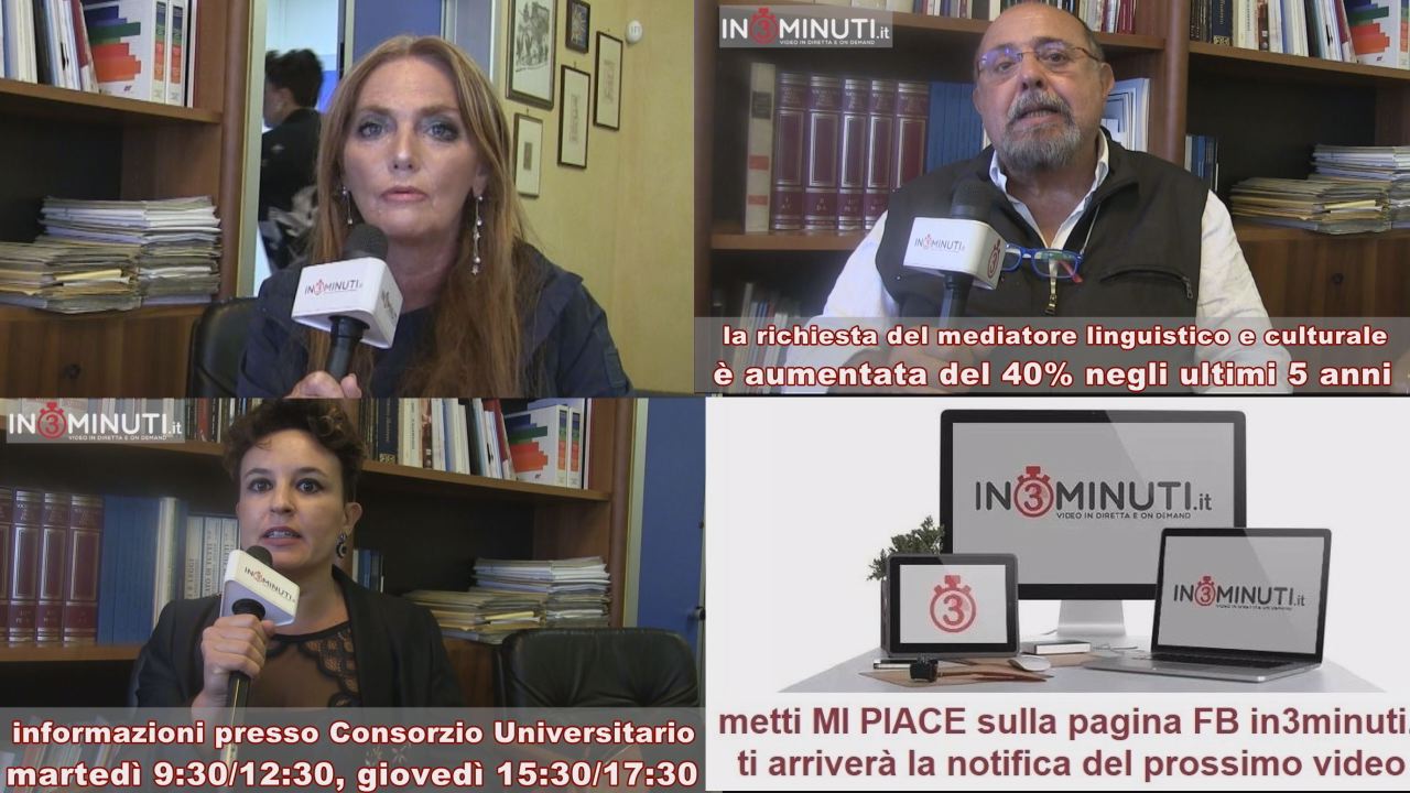 Corso di laurea triennale in mediazione linguistica e culturale, L-12…”la richiesta del mediatore linguistico e culturale è aumentata del 40% negli ultimi 5 anni”