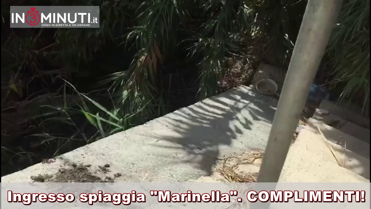 Accesso spiaggia “Marinella”. COMPLIMENTI!