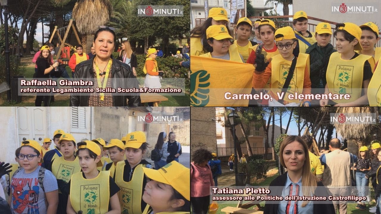Puliamo il Mondo: a Castrofilippo scende in campo la scuola