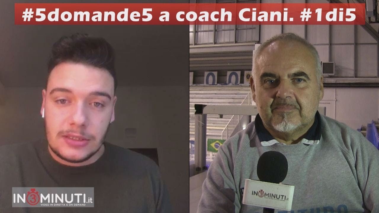 #5domande5 a Coach Franco Ciani. Di Salvo Trifirò. #1di5