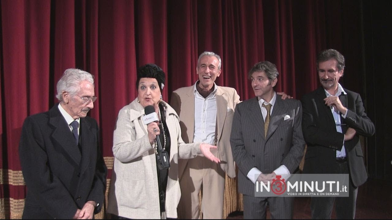 Il berretto a sonagli. CLAMOROSO SUCCESSO! Alla fine dello spettacolo con Gaetano Aronica, Anna Malvica, Nino Bellomo, Franco Mirabella e Francesco Bellomo