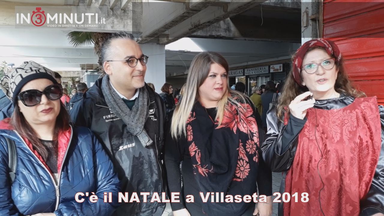 C’è il Natale a Villaseta 2018. Straordinari i “VOLONTARI di strada”!