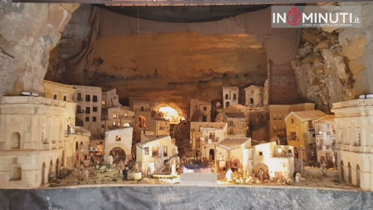 Il presepe nel centro storico di Agrigento è in via san Girolamo