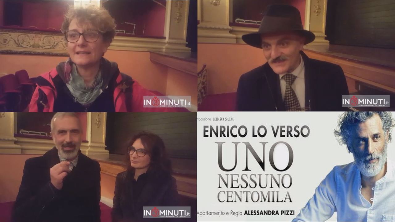 “Uno Nessuno Centomila”. Pubblico letteralmente messo a nudo dalla bravura di Enrico Lo Verso