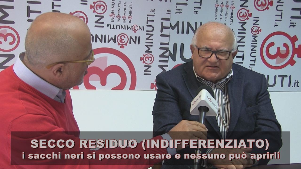 SECCO RESIDUO (INDIFFERENZIATO). I sacchi neri si possono usare e nessuno può aprirli. Nello Hamel I parte
