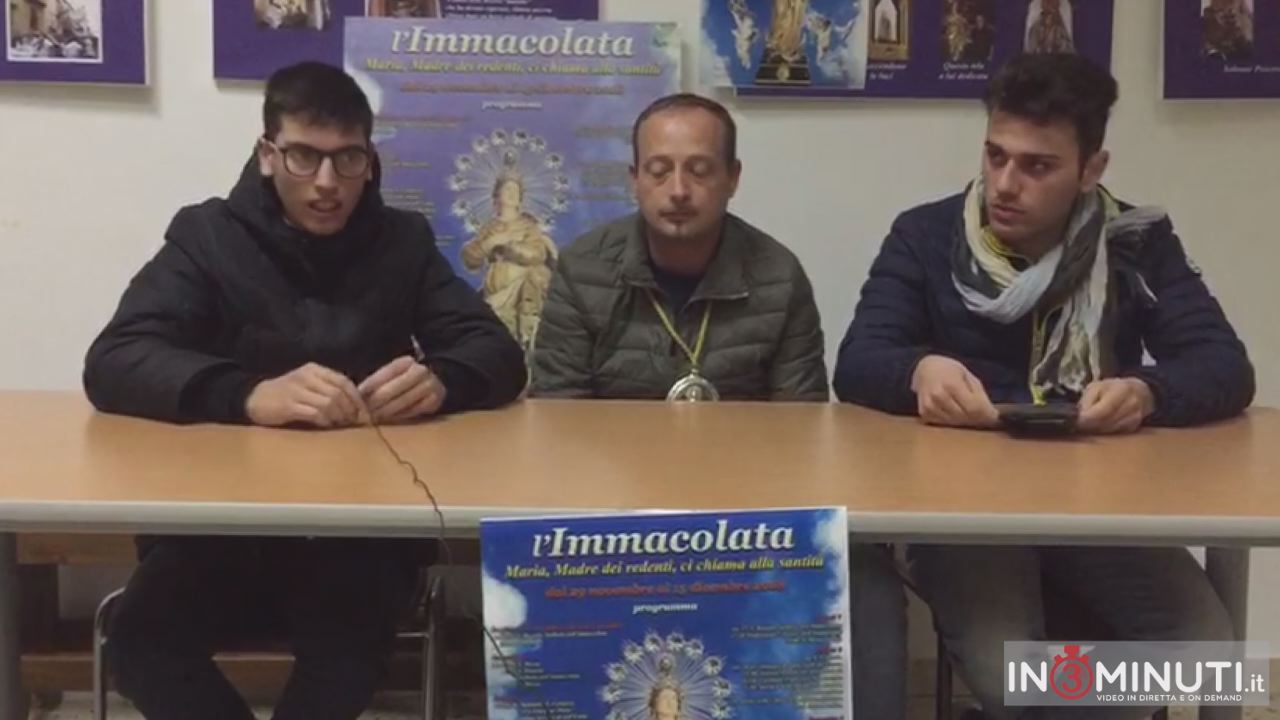 Festeggiamenti in onore dell’Immacolata. Il programma