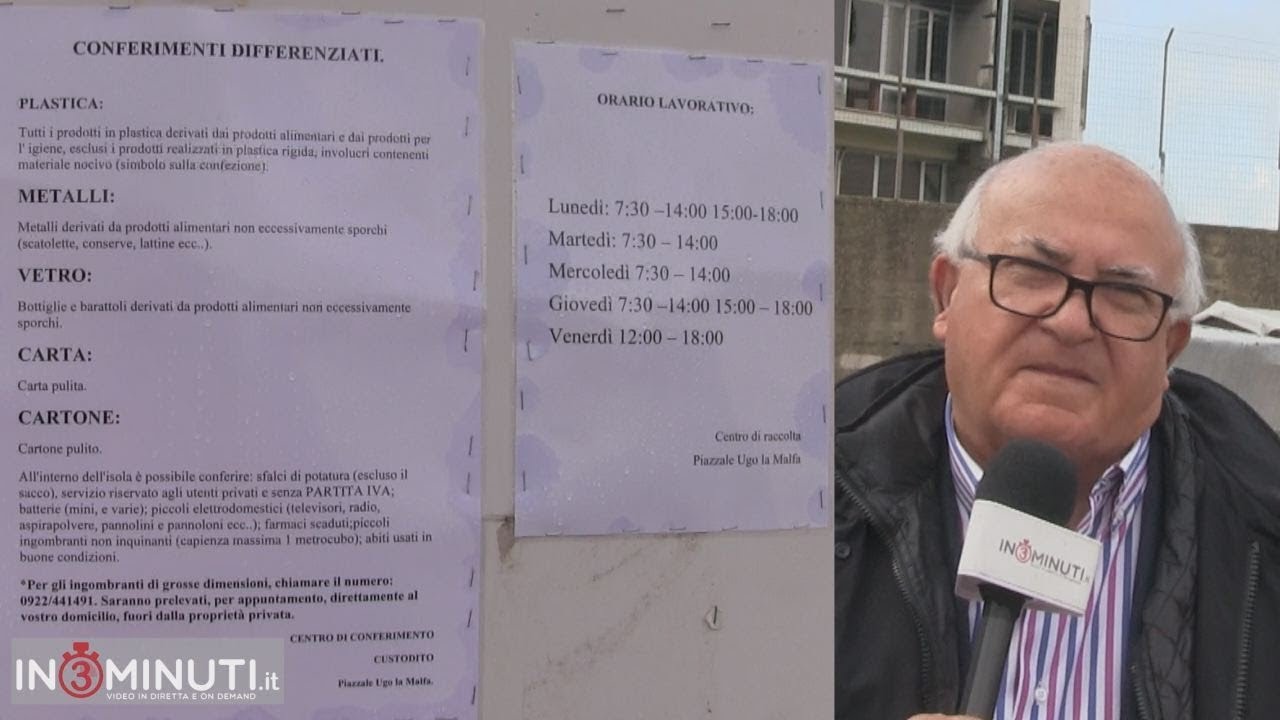 RIaperta l’isola ecologica di Piazzale La Malfa. Cosa si puo’ conferire…giornate ed orari