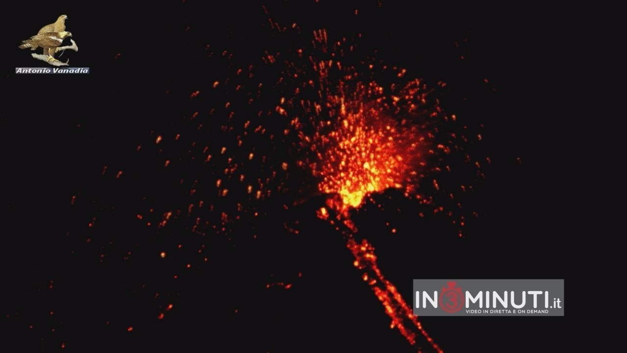 Etna L’attività eruttiva in corso. Di Antonio Vanadia