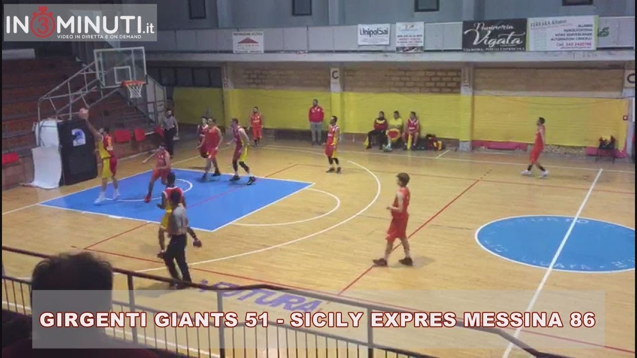 GIRGENTI GIANTS 51 – A.S.D. NUOVA PALLACANESTRO MESSINA  86 #Basket, #SerieD