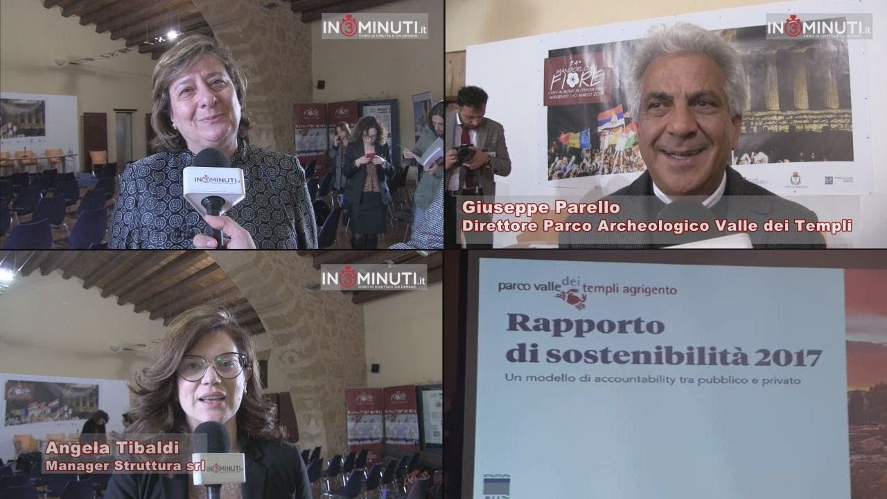 Presentato il Rapporto di Sostenibilità 2017 del Parco della Valle dei Templi