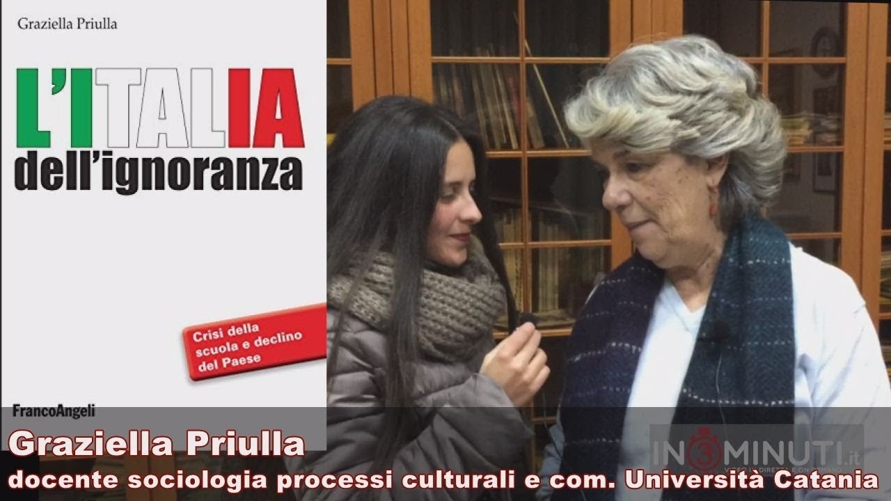 L’ITALIA dell’ignoranza, La lunga strada verso la parità, Graziella Priulla al microfono di Lavinia Napoli
