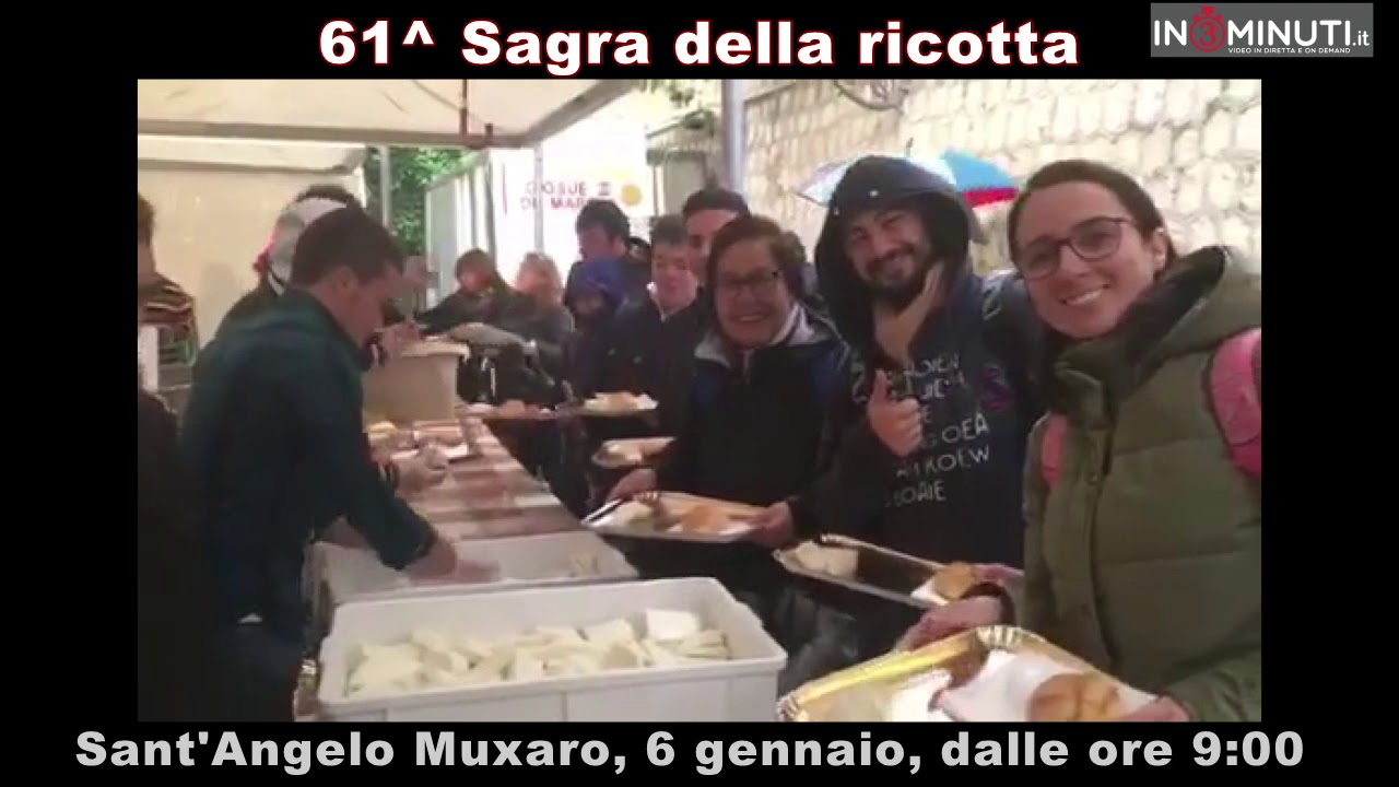 61^ Sagra della ricotta, Sant’Angelo Muxaro, 6 gennaio dalle ore 9:00