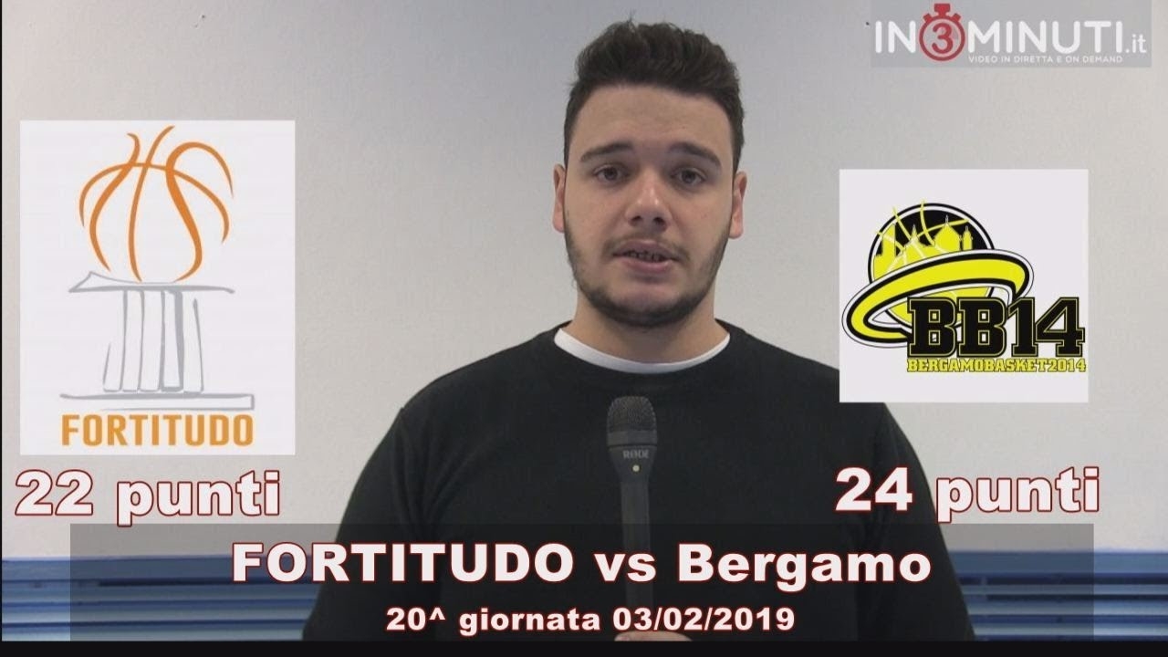 Fortitudo vs Bergamo, 3  febbraio, Palamoncada, di Salvo Trifirò