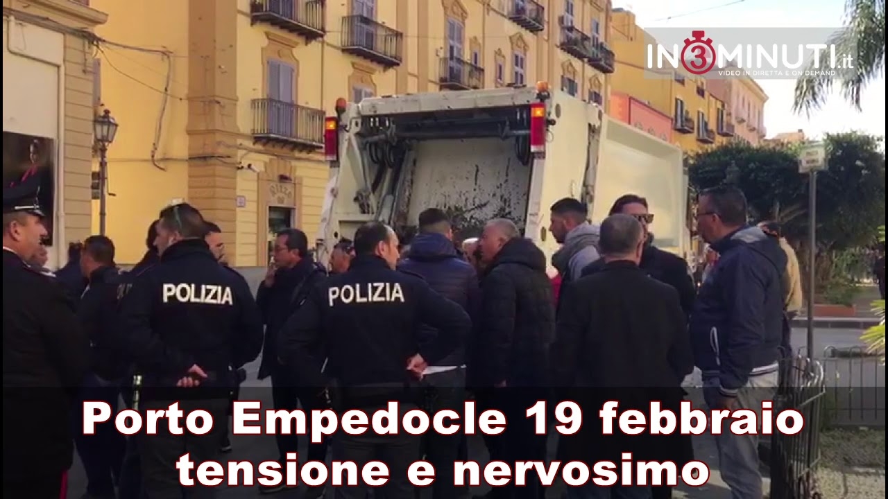 Porto Empedocle 19 febbraio, tensione e nervosismo