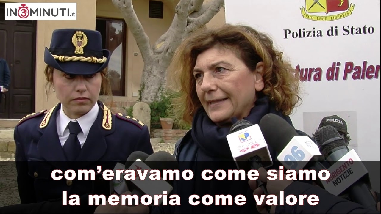 Tina Montinaro, vedova di Antonio Montinaro, capo scorta di Giovanni Falcone