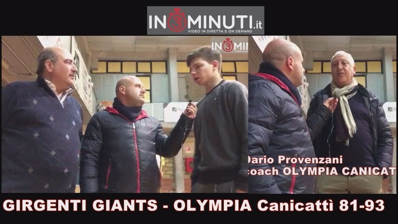 GIRGENTI GIANTS  OLYMPIA Canicattì 81-93, Serie D Sicilia, Girone Sud #basket
