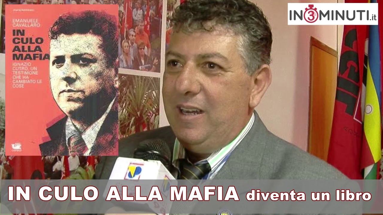 IN CULO ALLA MAFIA diventa un libro e Ignazio Cutrò non ha più la scorta