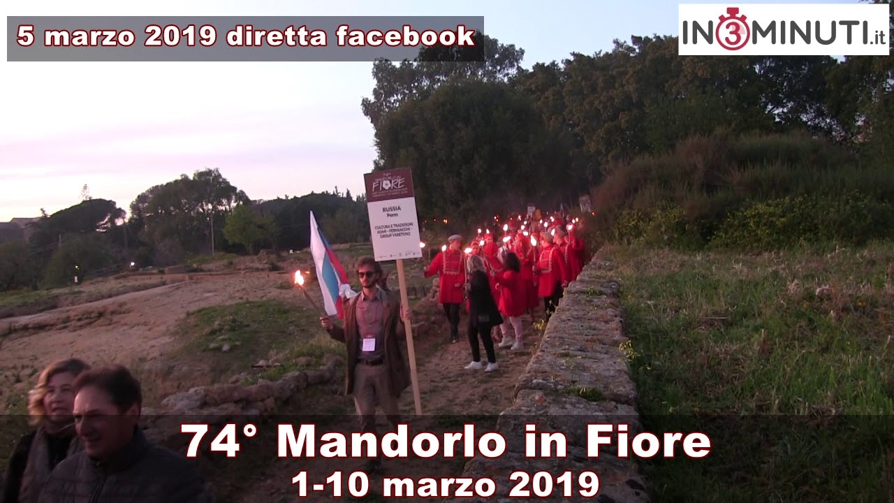 74 Festival del Mandorlo in Fiore, 5 marzo 2019, i gruppi attraversano il Cardo