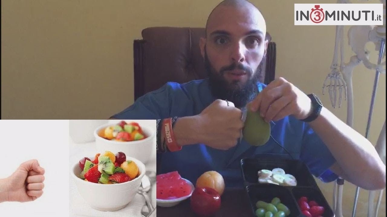la Salute vien mangiando, di Sergio Scordino, oggi come si porziona la frutta