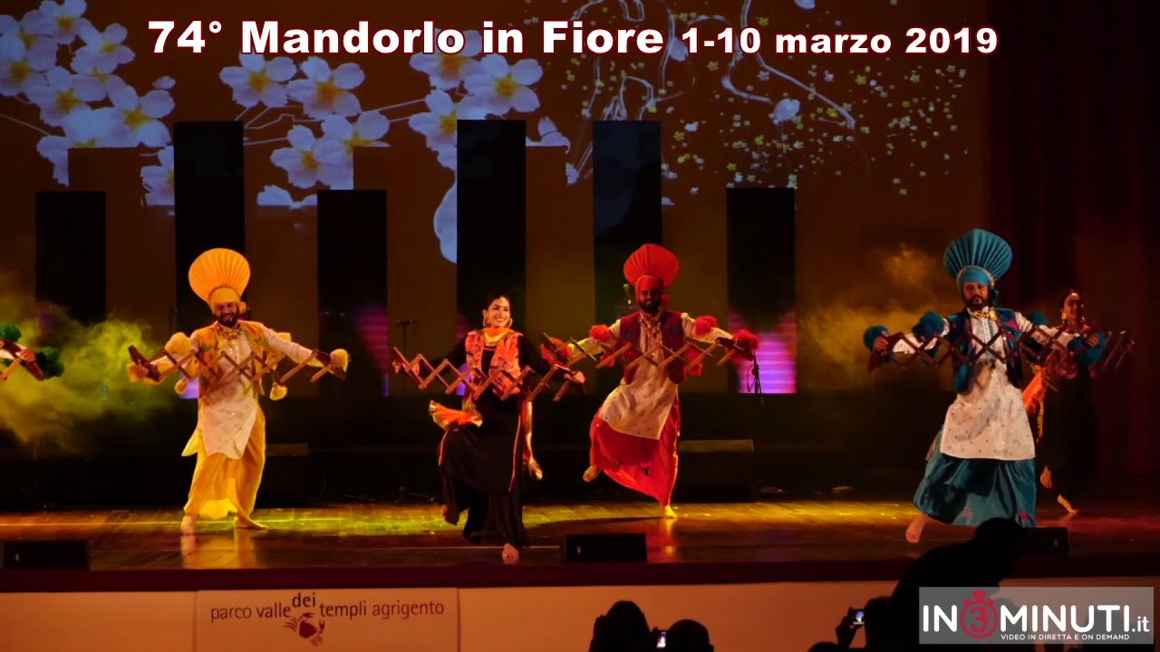 74 Festival Mandorlo in Fiore, Korea Montenegro India Perù, Palacongressi Empedocle