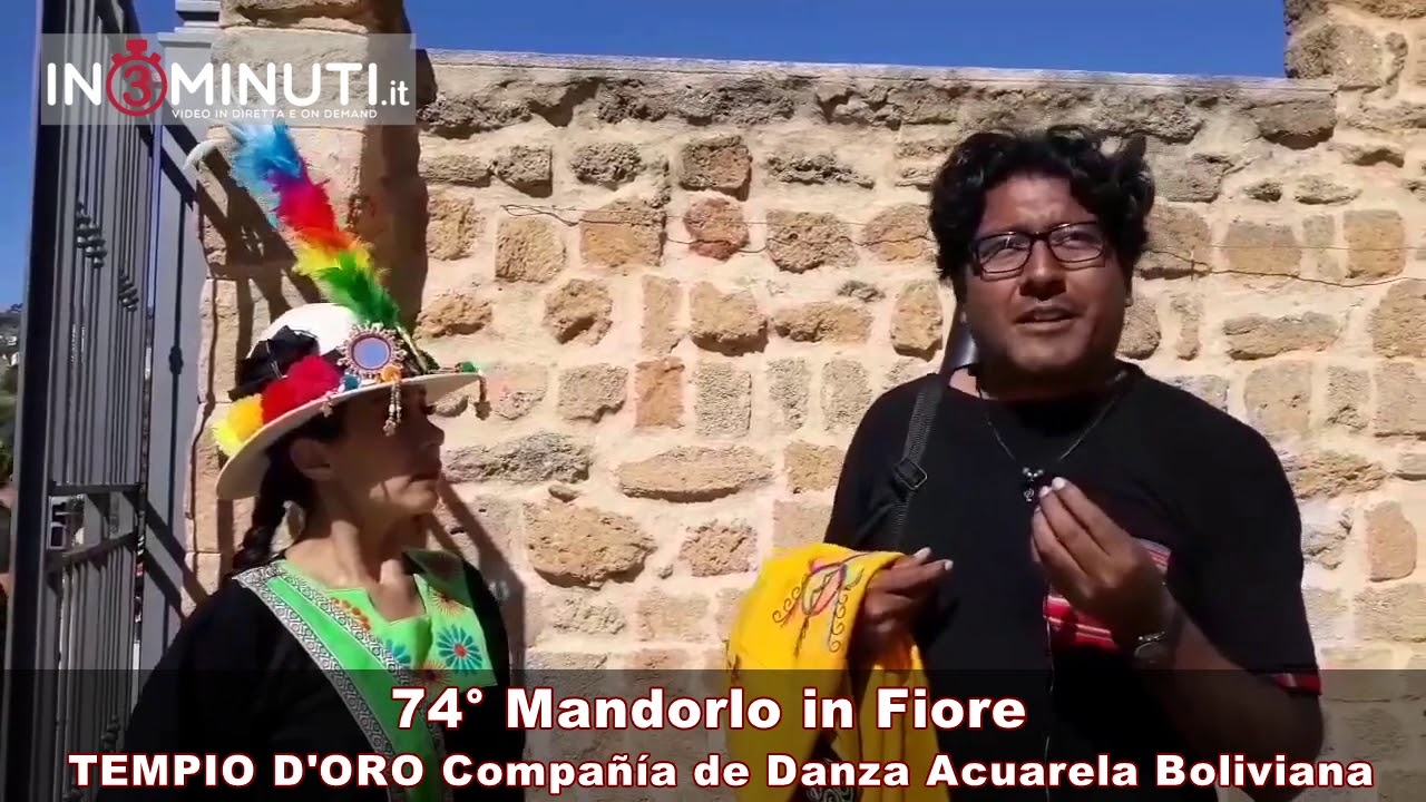 74 FESTIVAL MANDORLO IN FIORE,  Compañía de Danza Acuarela Boliviana vince il TEMPIO D’ORO 2019