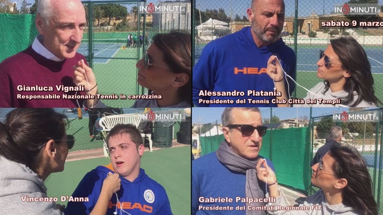 9 marzo, Club Tennis Città dei Templi, primo raduno di Tennis in Carrozzina