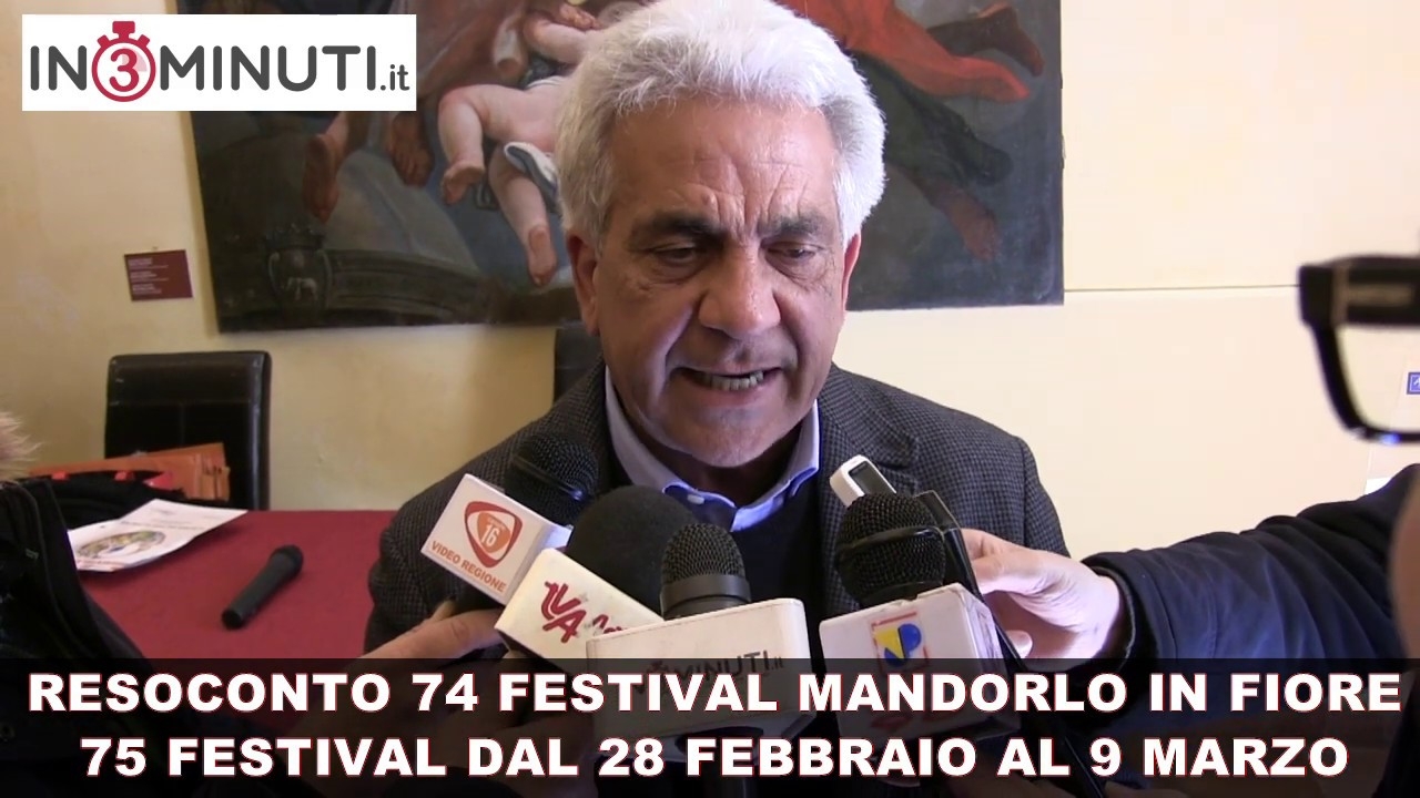 RESOCONTO 74 FESTIVAL MANDORLO IN FIORE, Giuseppe Parello, direttore parco Archeologico